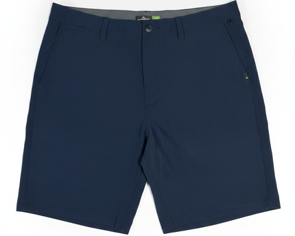 Quiksilver Navy Blue Amphibian Performance Hybrid Shorts
