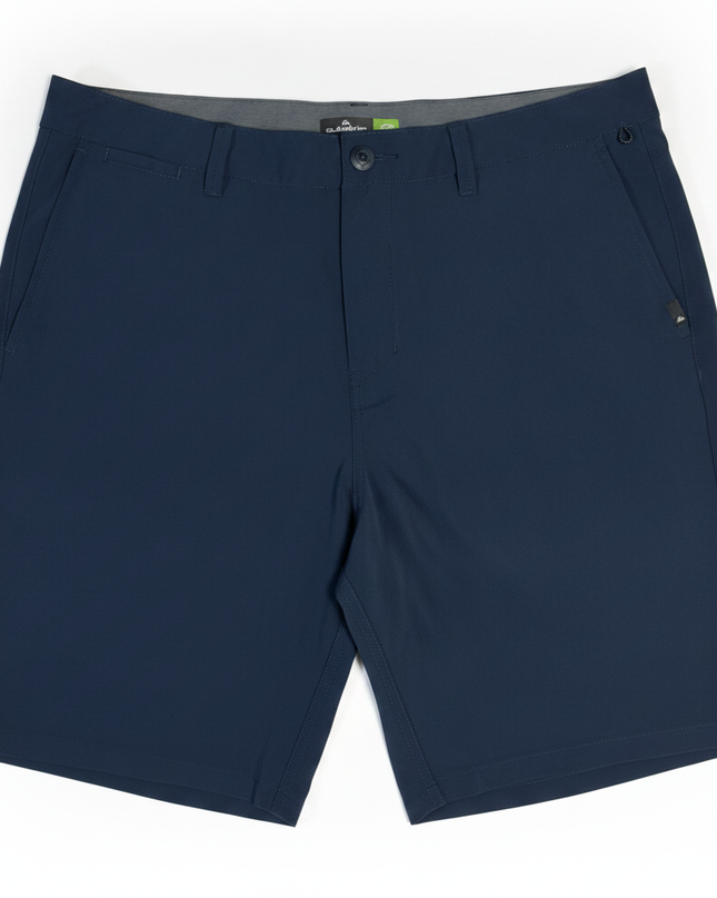 Quiksilver Navy Blue Amphibian Performance Hybrid Shorts