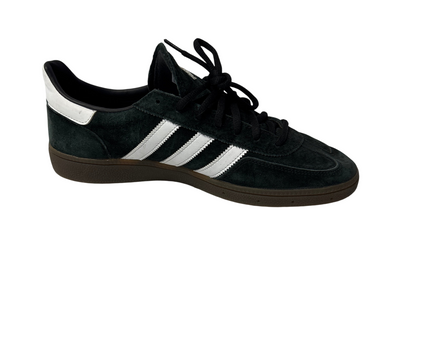 Adidas Black Three-Stripes Suede Sneakers