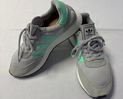 Adidas Grey Three Stripes Boost Sneakers