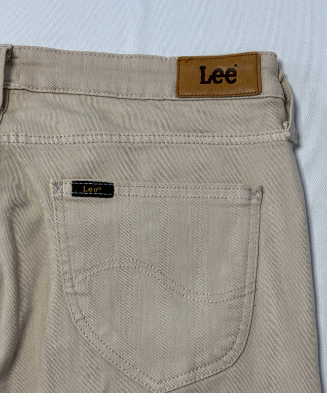 Lee Beige Scarlett Slim Fit Stretch Jeans