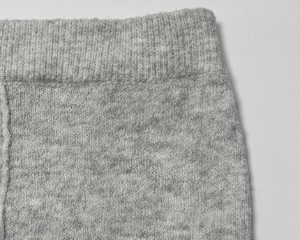 Missguided Heather Grey Knit Midi Skirt