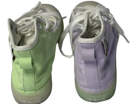Adidas Green/Purple Nizza Hi Sneakers