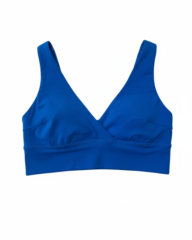 Lululemon Bright Blue V-Neck Align Sports Bra