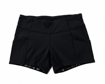 lululemon Black Laser-Cut Sports Shorts