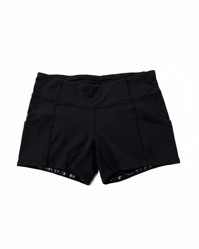 lululemon Black Laser-Cut Sports Shorts