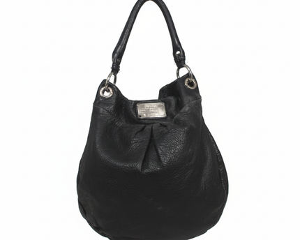 Marc by Marc Jacobs Black Pebbled Leather Hobo Bag