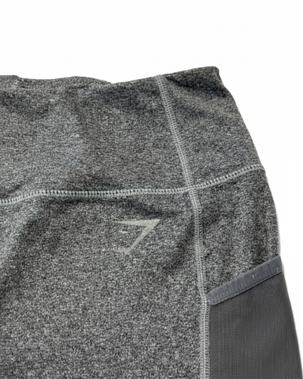 Gymshark Heathered Mesh Panel High-Rise Performance Leggings