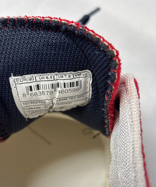 U.S. Polo Assn. Red Canvas Low Top Sneakers