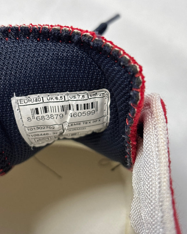 U.S. Polo Assn. Red Canvas Low Top Sneakers
