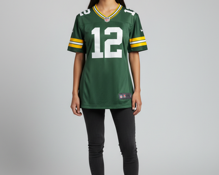 Nike Green Green Bay Packers Aaron Rodgers #12 Women's Football Jersey
