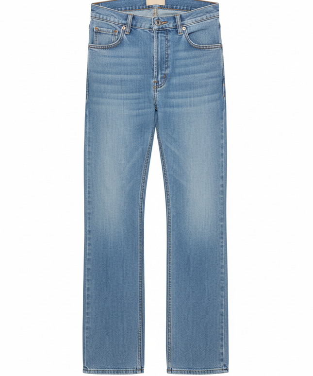 Levi's 501 Light Blue Straight Leg Button Fly Jeans