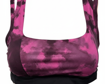 Lululemon Abstract Print Strappy Racerback Sports Top