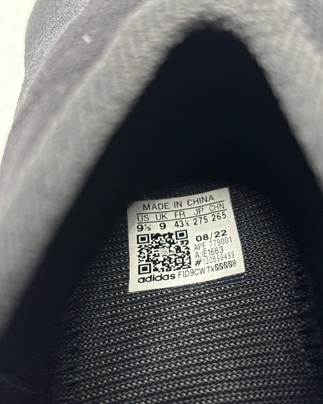 Adidas Black Knit Yeezy Slip-On Shoes
