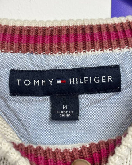 Tommy Hilfiger Off-white Crewneck Cotton Sweater