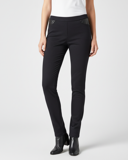 DKNY Jeans Black Stretch Tailored Bootcut Flare Trousers
