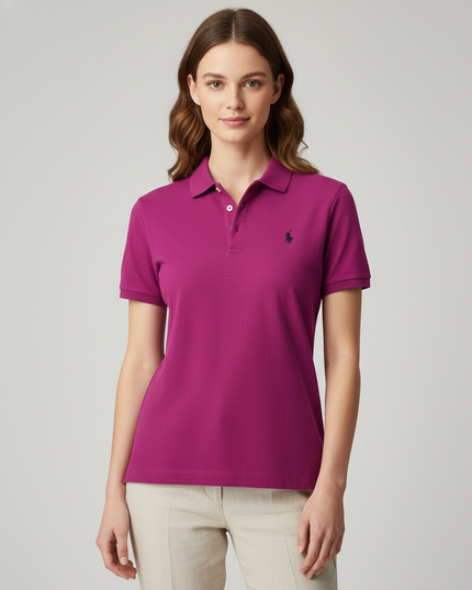 Ralph Lauren Pink Classic Fit Cotton Polo Shirt
