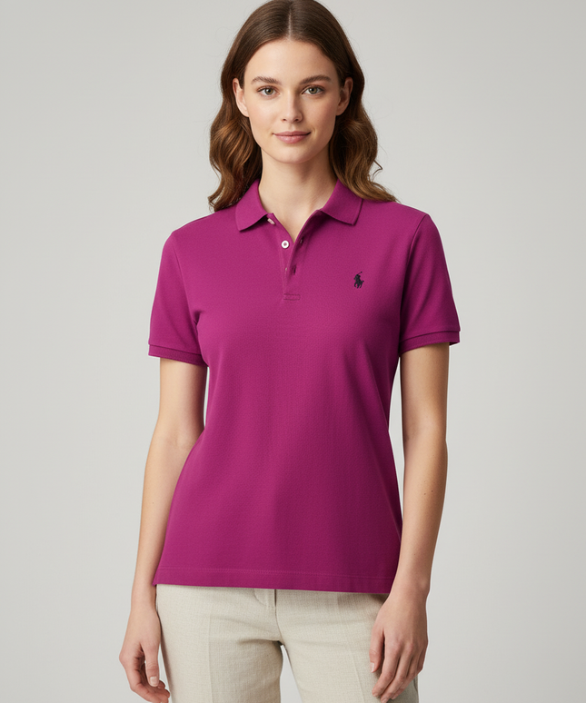 Ralph Lauren Pink Classic Fit Cotton Polo Shirt