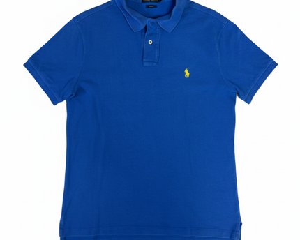 Polo Ralph Lauren Blue Slim Fit Piqué Polo Shirt