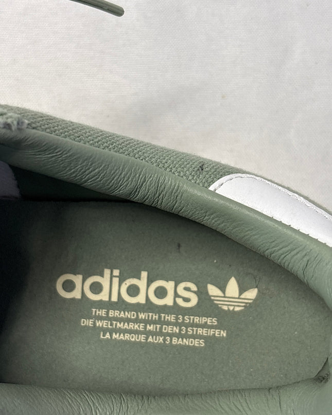 Adidas Olive Green Three Stripes Graphic Campus Sneakers