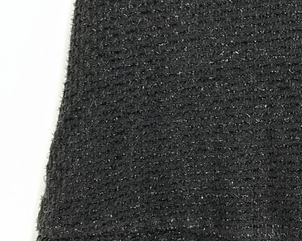 n° 99 Black Embellished Tweed Shimmer Mini Dress