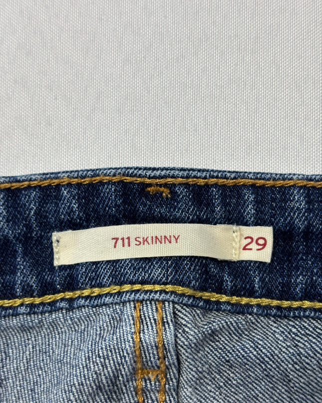 Levi's 711 Skinny Fit Blue Jeans
