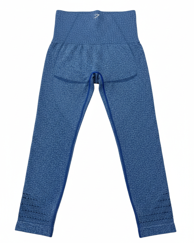 Gymshark Vital Seamless High Waisted Blue Marl Leggings
