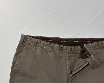 Meyer Brown Stretch Chino Pants