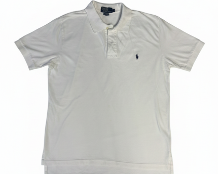 Polo Ralph Lauren White Short Sleeve Cotton Polo Shirt