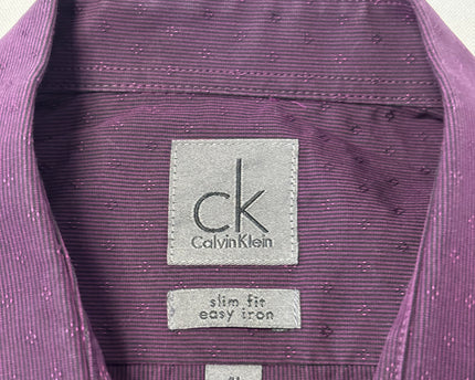 Calvin Klein Purple Slim Fit Shirt
