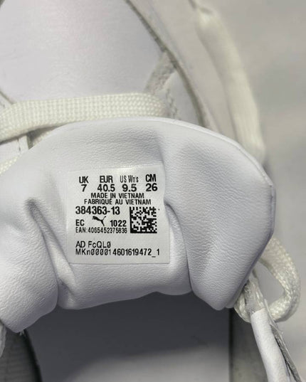 Puma White Mayze Classic Platform Sneakers