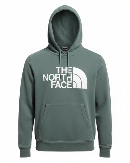 The North Face Green Pullover Logo Hoodie