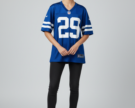 NFL Indianapolis Colts Blue Women's Jersey #29