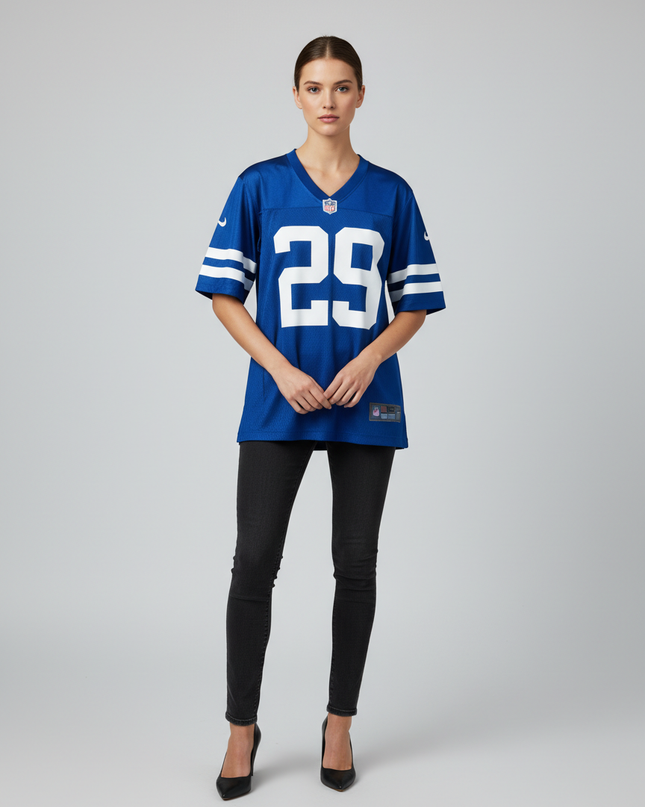 NFL Indianapolis Colts Blue Women's Jersey #29