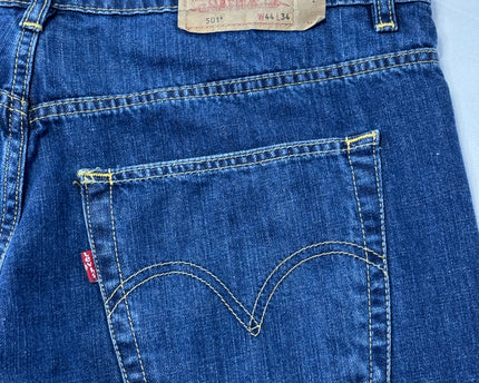 Levi's 501 Blue Straight Leg Jeans