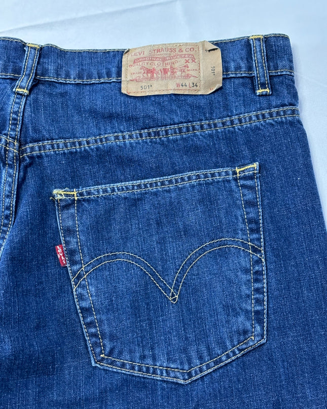 Levi's 501 Blue Straight Leg Jeans