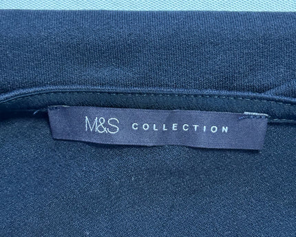 M&S Collection Red Mix Geometric Print Mixed-Media Top
