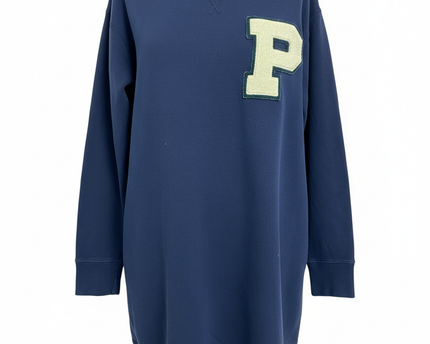 Ralph Lauren Navy Blue Varsity P Sweater