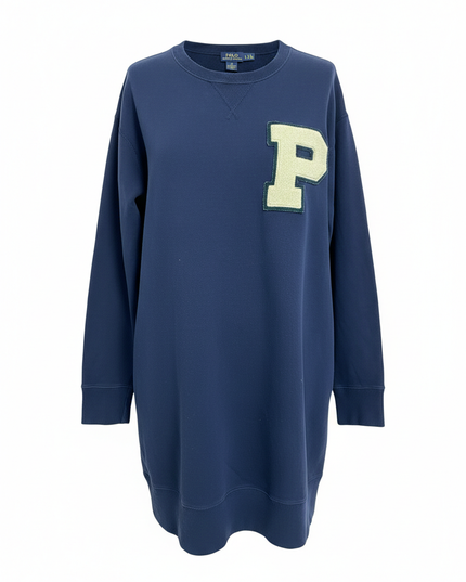 Ralph Lauren Navy Blue Varsity P Sweater