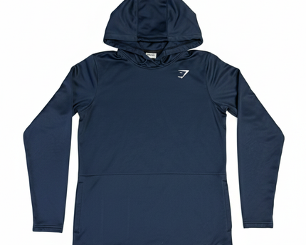 Gymshark Navy Blue Slim Fit Training Hoodie