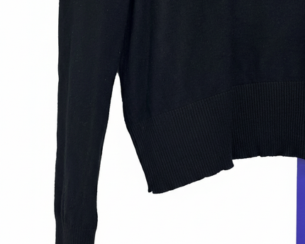 New Look Black Crew Neck Knit Sweater