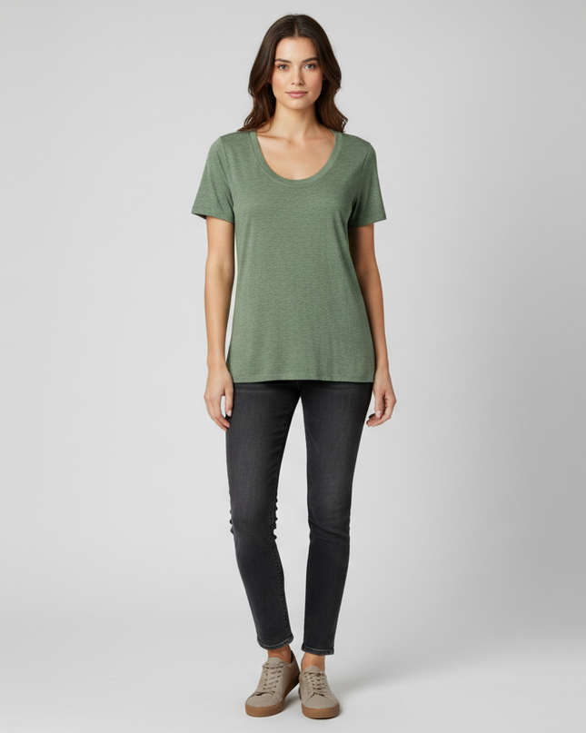 Aeropostale Green Loose Fit Short Sleeve T-Shirt
