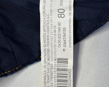 Stradivarius Blue Denim Lace-Up Corset Belt