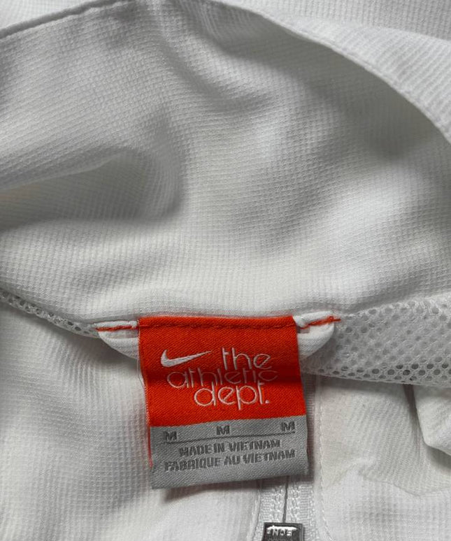 Nike White Athletic Dept. Full-Zip Sports Jacket