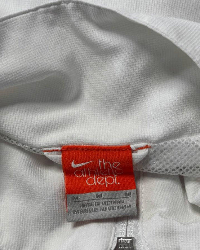 Nike White Athletic Dept. Full-Zip Sports Jacket
