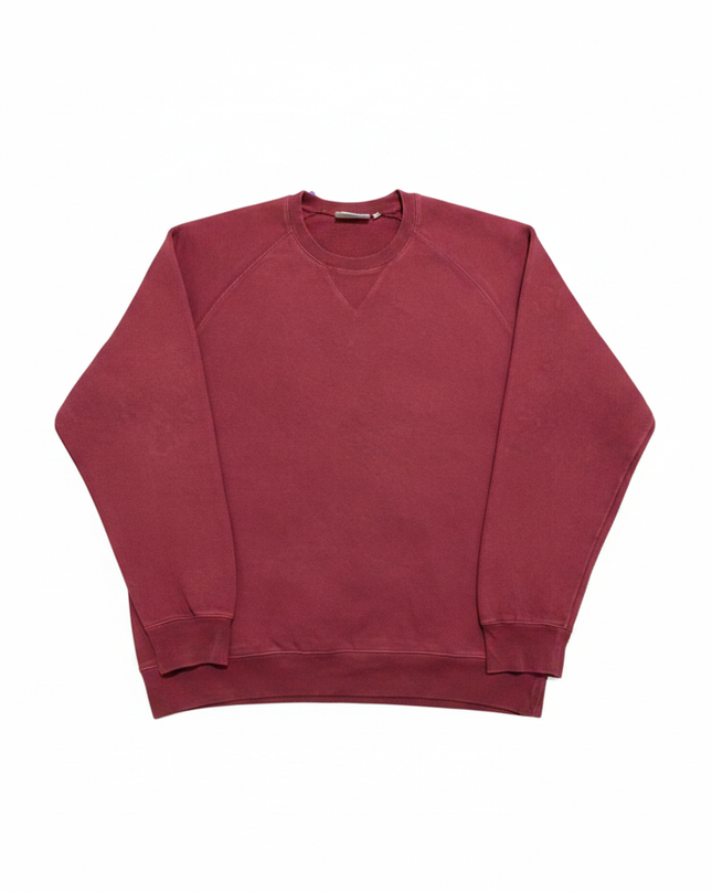 Carhartt WIP Maroon Raglan Sleeve Crewneck Sweatshirt