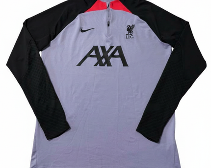 Nike Liverpool FC Dri-FIT Lilac/Black Quarter-Zip Training Top