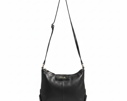 Coach Black Leather Crossbody Bag