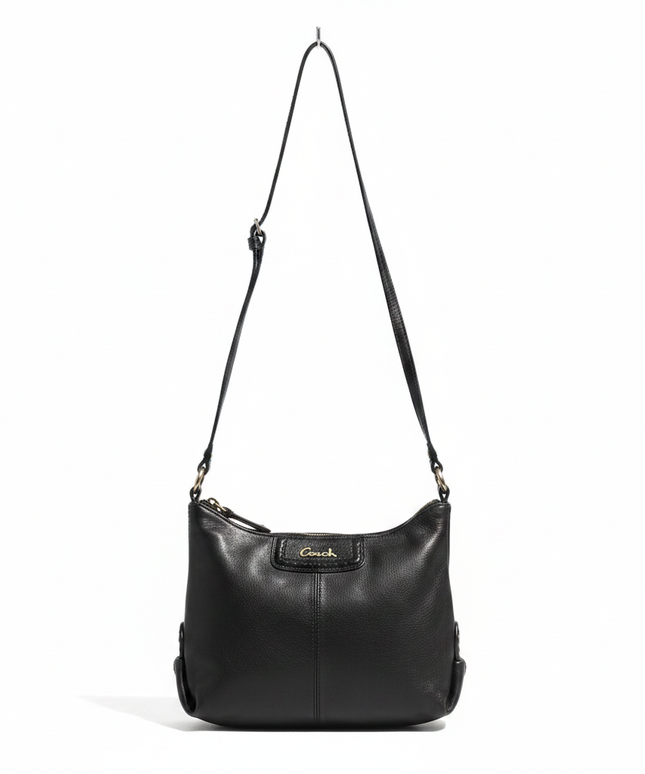 Coach Black Leather Crossbody Bag