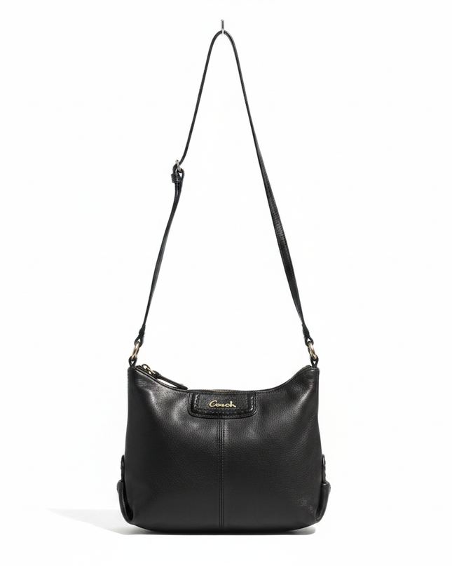 Coach Black Leather Crossbody Bag
